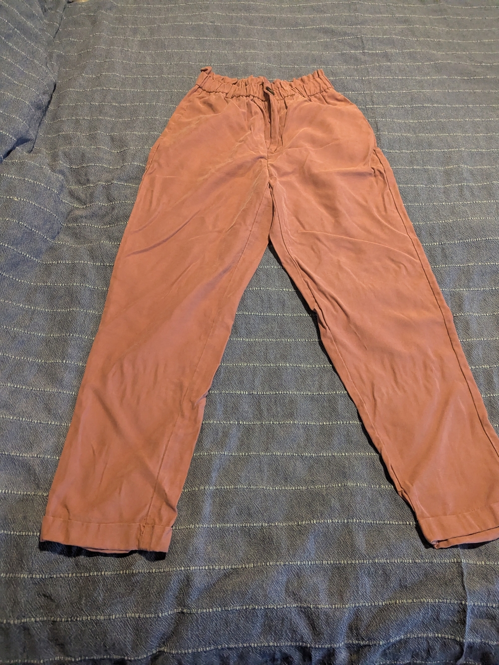 Zara Men's Chinos in Warm Rust, S